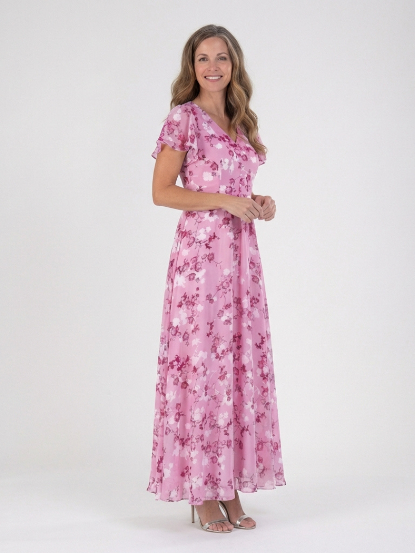 Ismeria™  |  Floral Flowing Maxi Dress