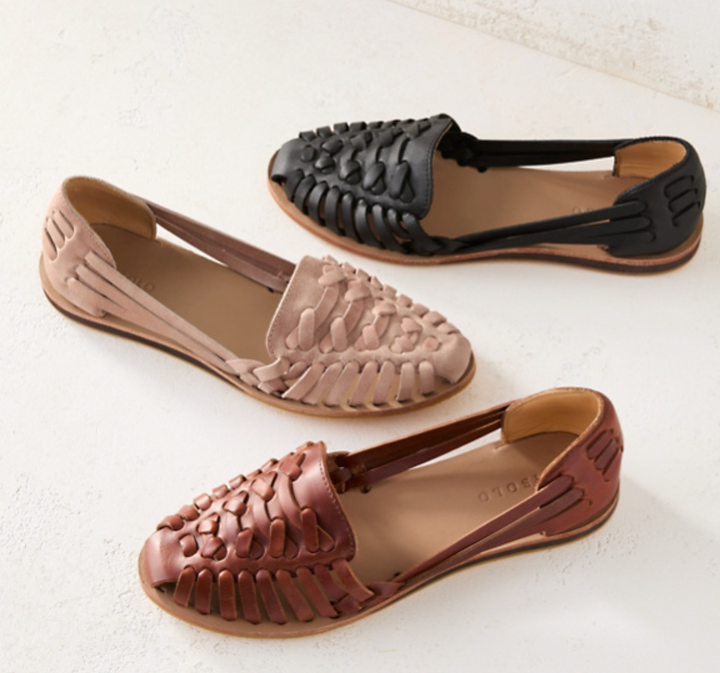 Braided Flat Sandals for Women