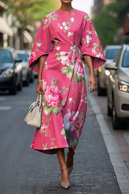 Celeste™  |  Elegant Floral Dress