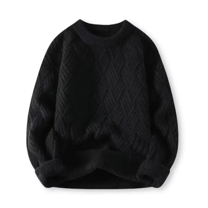 Men's Cozy Ribbed Crew Neck Sweater