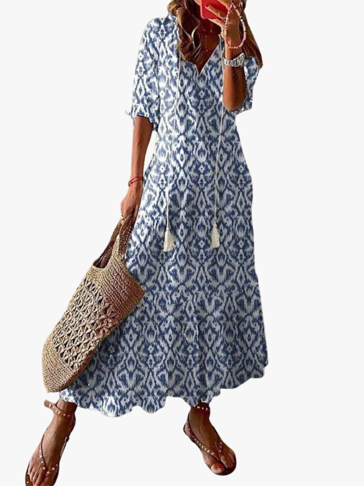 BOHO MIDI DRESS FOR WOMEN