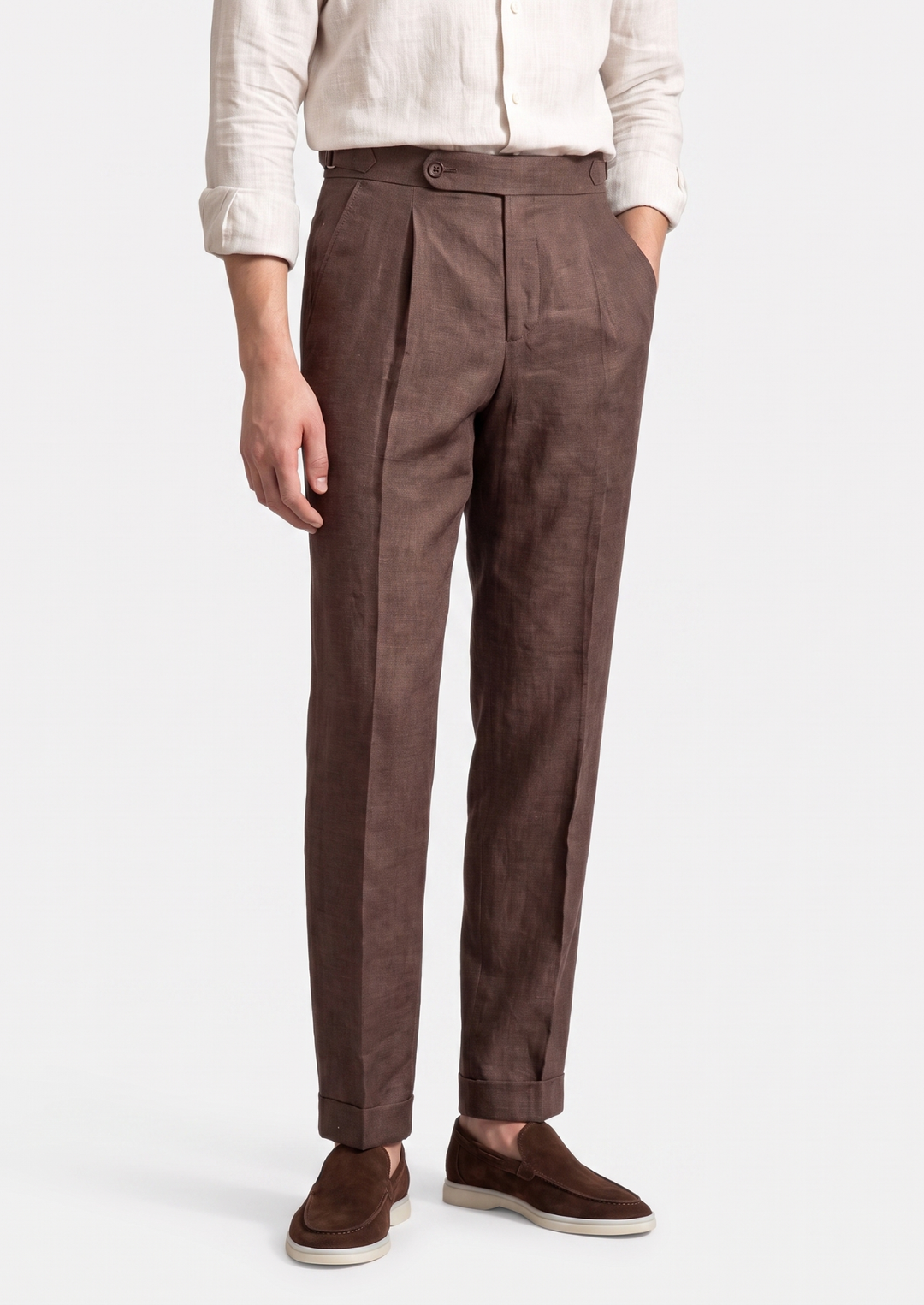 N°12 · Powder Blue & Espresso