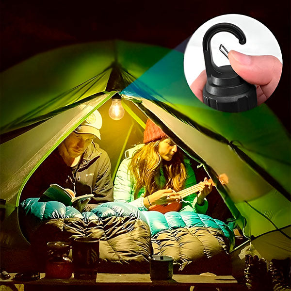 1+1 Free GlowUp Rechargeable Hanging Light, view 2 - Elena Harper