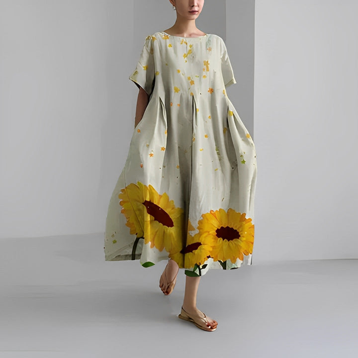 Boho Flower Dress