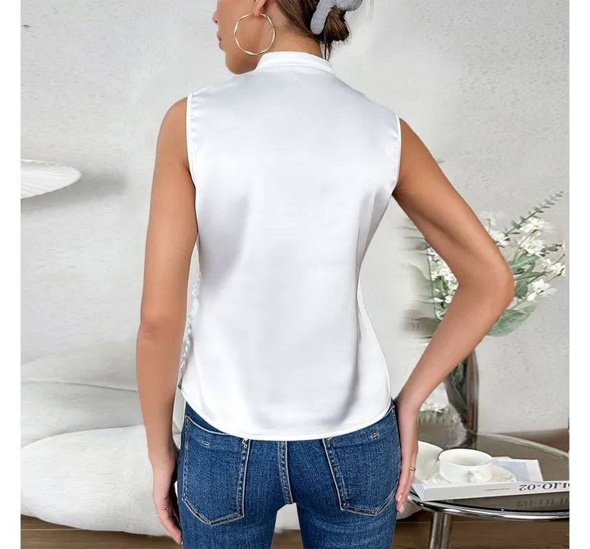 Elena - Elegant sleeveless top - timeless, stylish and versatile