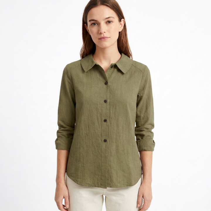 Laia | Oversized Button-Up Shirt for Casual Women