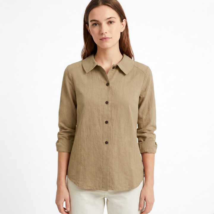 Laia | Oversized Button-Up Shirt for Casual Women
