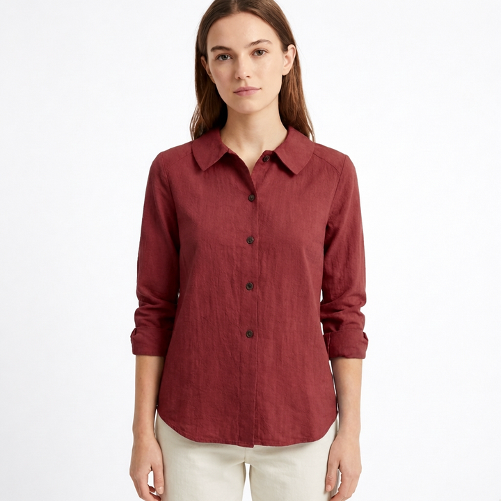 Laia | Oversized Button-Up Shirt for Casual Women
