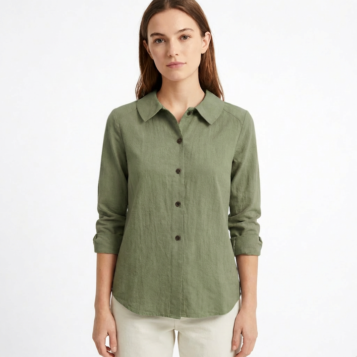 Laia | Oversized Button-Up Shirt for Casual Women