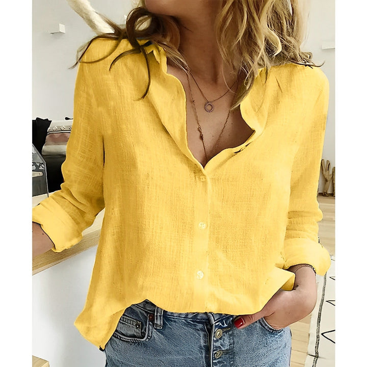 Stefanie | Women's Casual Button-Down Blouse