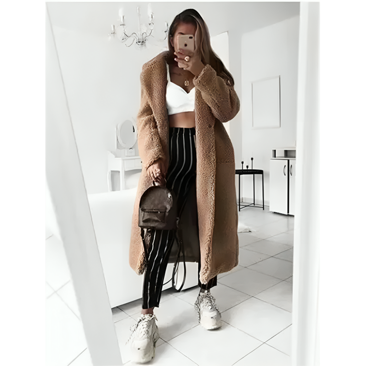 Elegant and Warm Long Winter Coat for Women