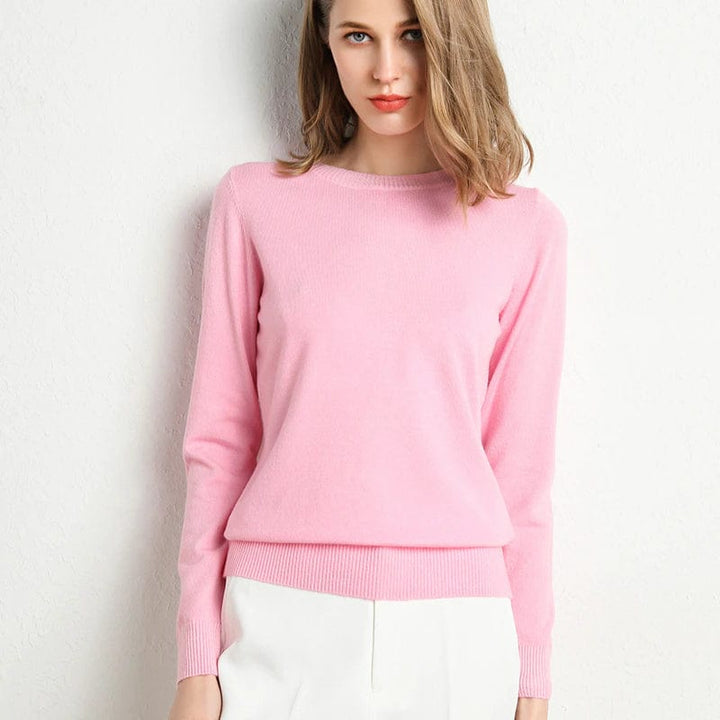 Long-Sleeved Crew-Neck Jumper - Katrin