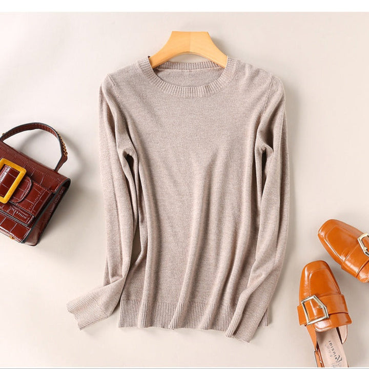 Long-Sleeved Crew-Neck Jumper - Katrin