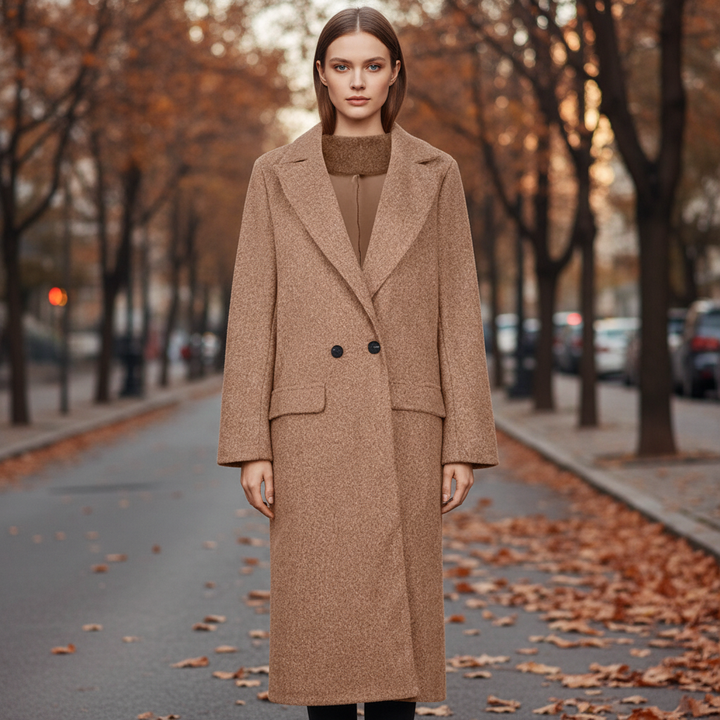 Long Women's Coat Alina - Elena Harper