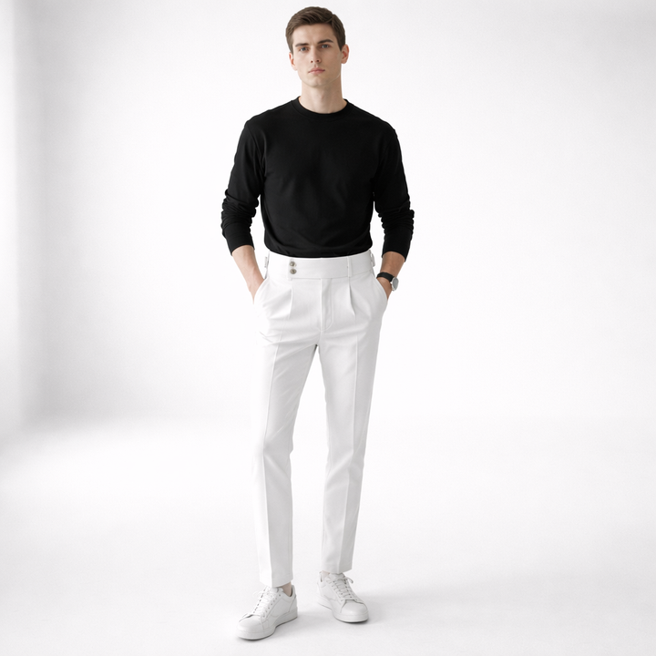LAURENT MONACO | HIGH-WAIST PANTS FOR MEN
