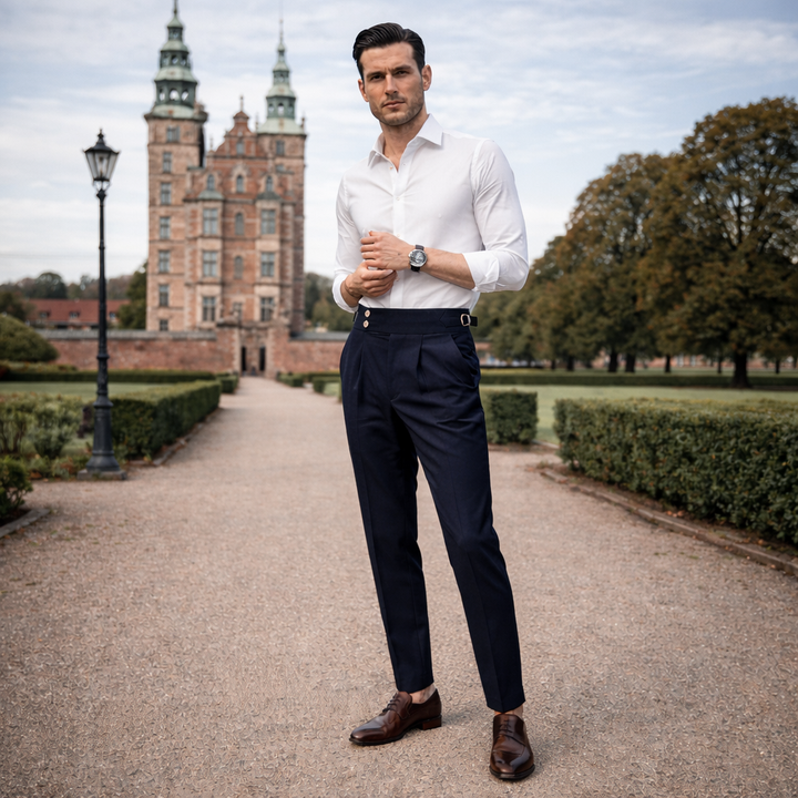 LAURENT MONACO | HIGH-WAIST PANTS FOR MEN