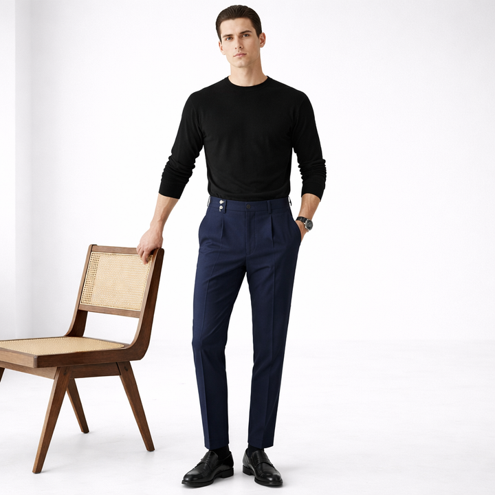 LAURENT MONACO | HIGH-WAIST PANTS FOR MEN