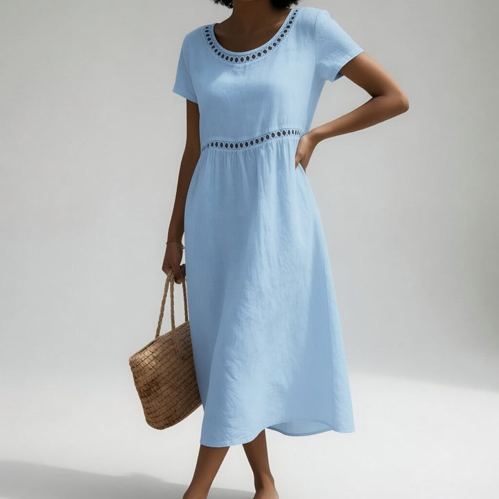 MODERN EMBROIDERED DRESS FOR WOMEN
