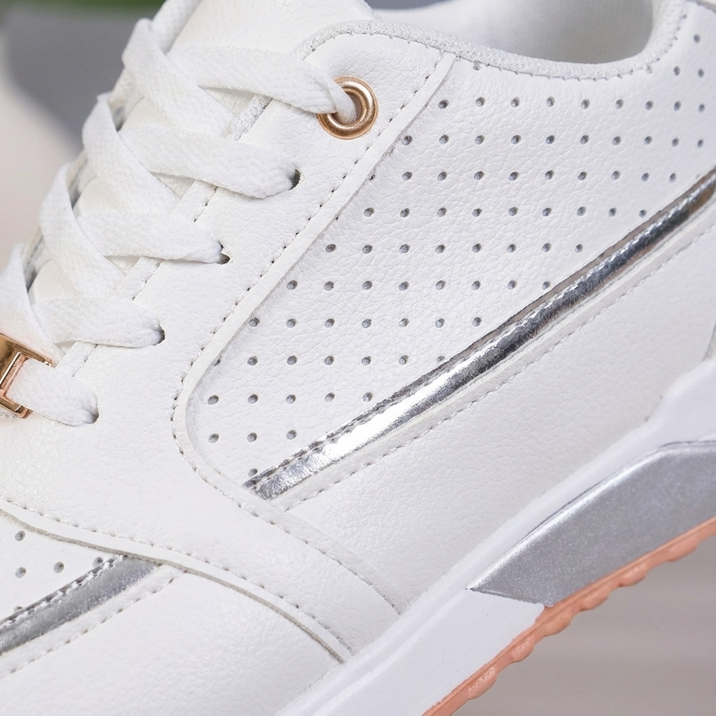 Lilly | Women's Platform Lace-Up Trainers
