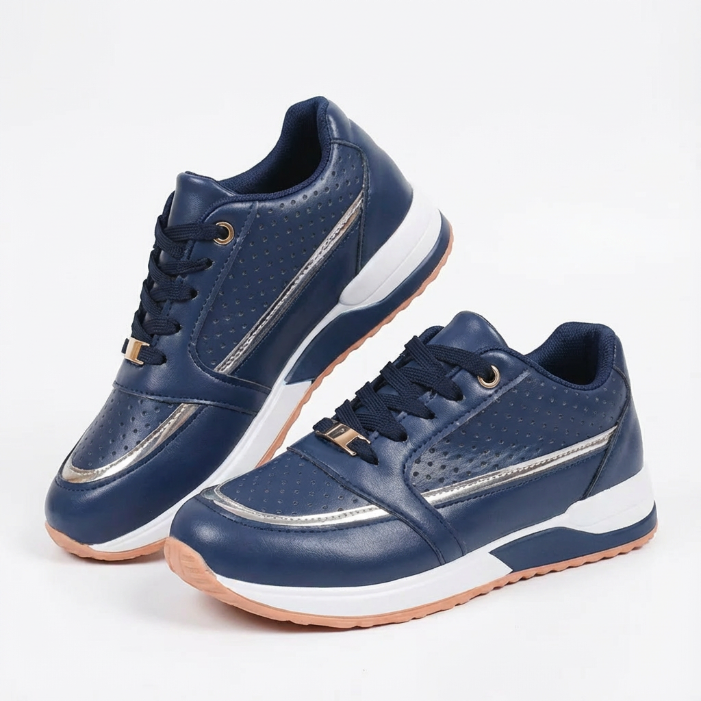 Lilly | Women's Platform Lace-Up Trainers