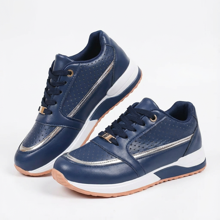 Lilly | Women's Platform Lace-Up Trainers