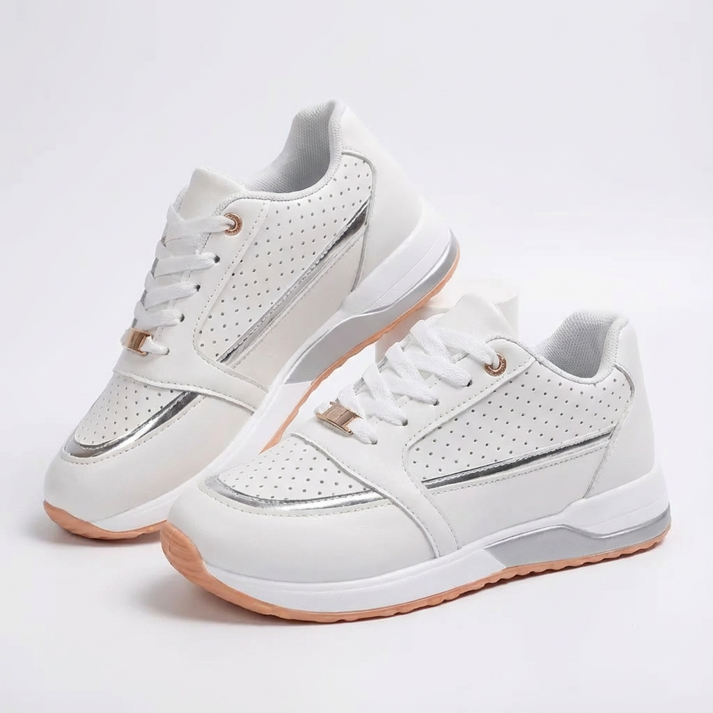 Lilly | Women's Platform Lace-Up Trainers