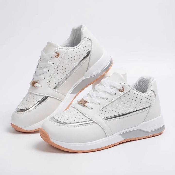 Lilly | Women's Platform Lace-Up Trainers