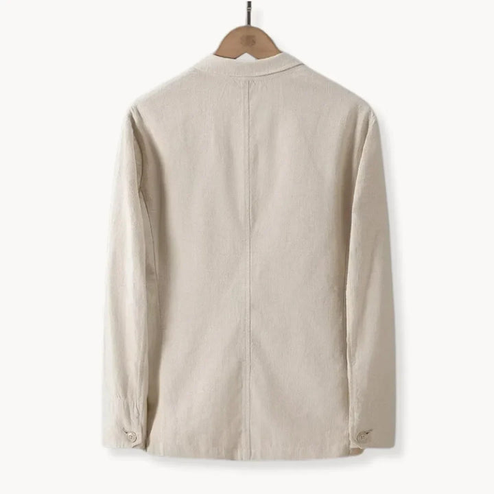 Women's Tailored Blazer – With Notched Collar and Front Pockets, Suitable for Work and Casual Use