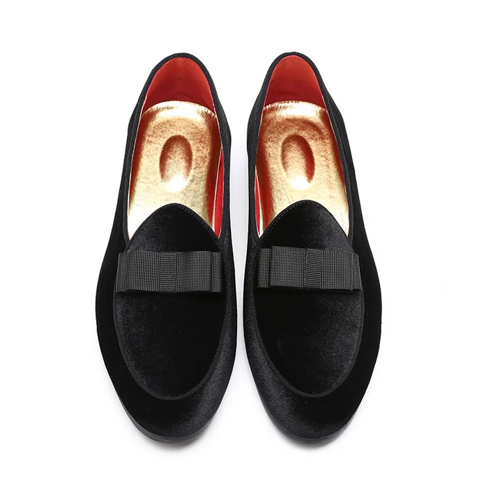 Simone Soft Velvet Loafers, view 9 - Elena Harper