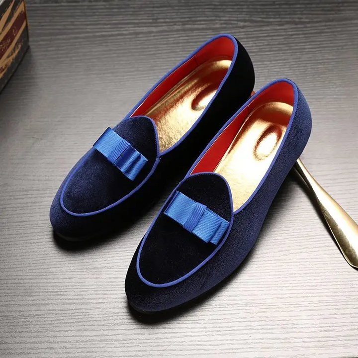 Simone Soft Velvet Loafers - Elena Harper