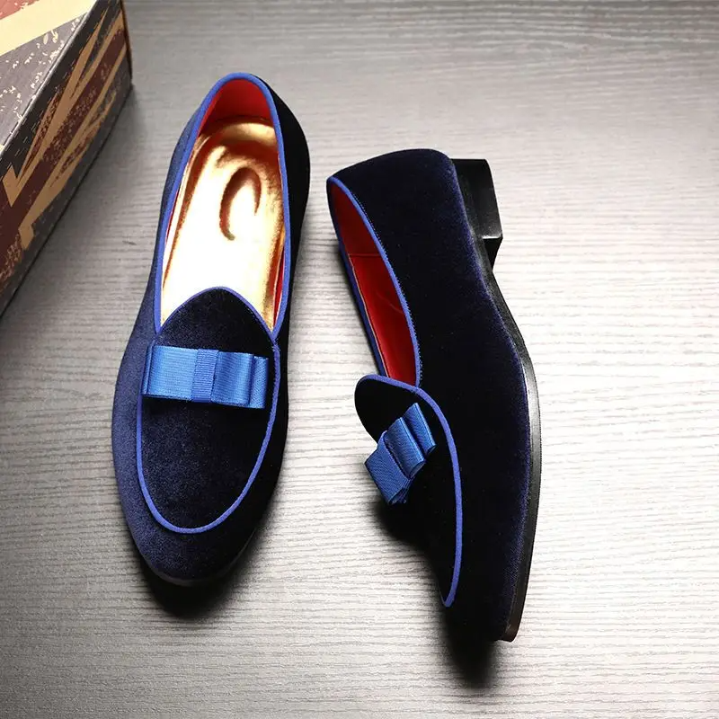 Simone Soft Velvet Loafers, view 2 - Elena Harper