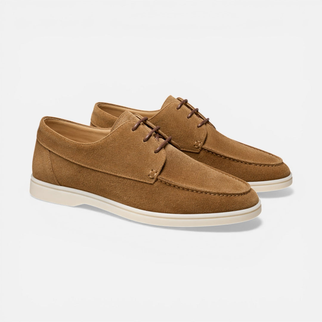 Montarello Men's City Shoes, Lace-Up Loafer Style
