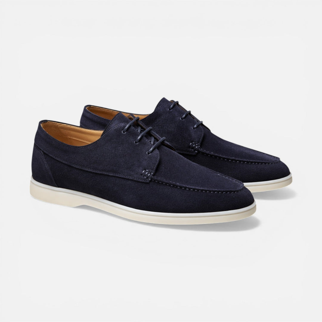 Montarello Men's City Shoes, Lace-Up Loafer Style