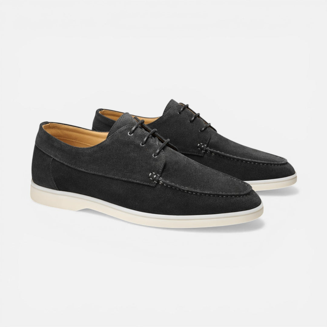 Montarello Men's City Shoes, Lace-Up Loafer Style