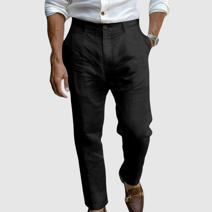 LAURENT MONACO | SUMMER LINEN PANTS FOR MEN