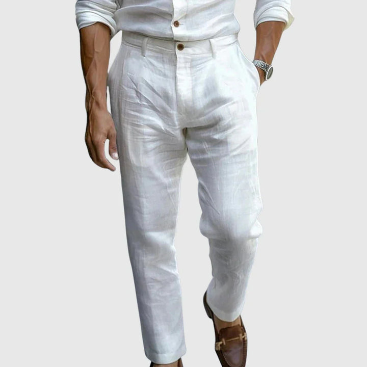 LAURENT MONACO | SUMMER LINEN PANTS FOR MEN