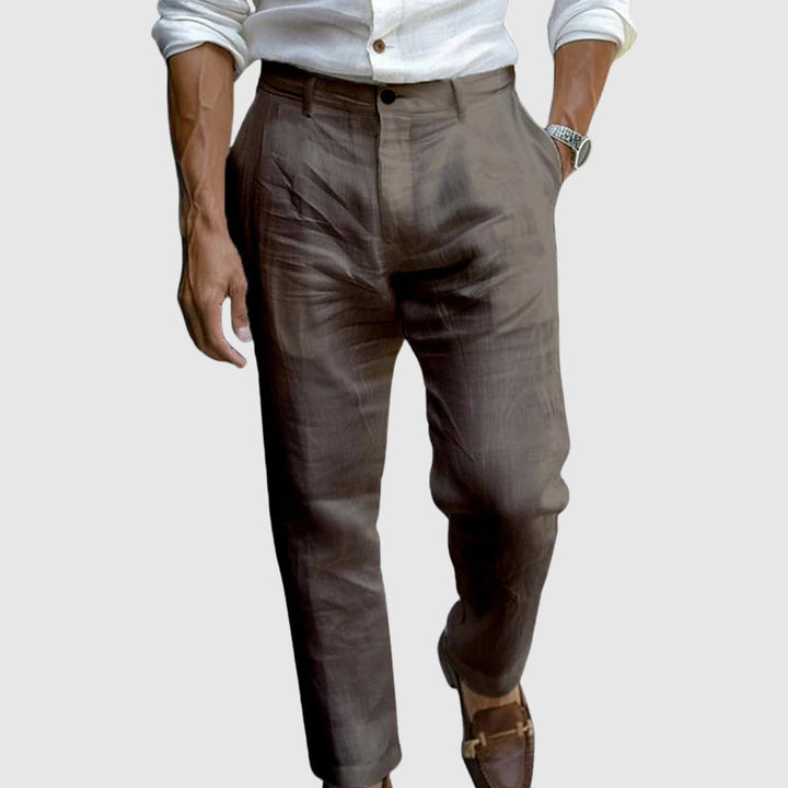 LAURENT MONACO | SUMMER LINEN PANTS FOR MEN
