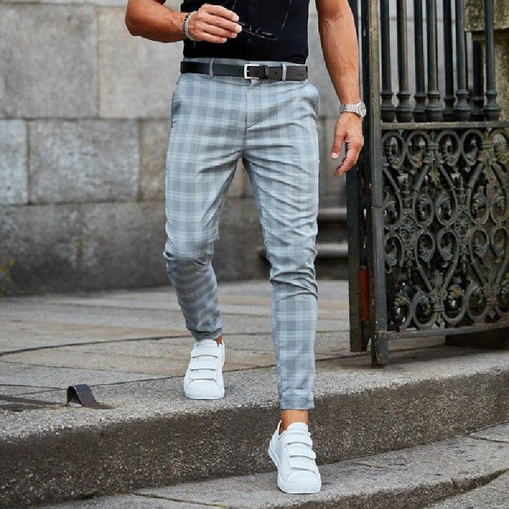 Tristan – Men's Checkered Pants