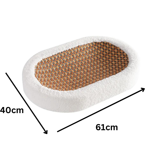 Premium Cat Bed with Integrated Scratching Surface