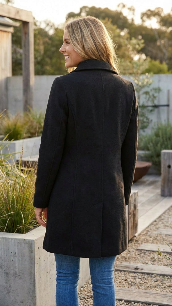 Women’s Button-Up Long Coat