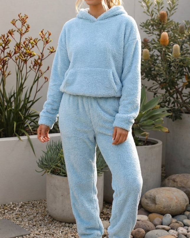 Women’s Comfy Fleece Two Piece Matching Lounge Set