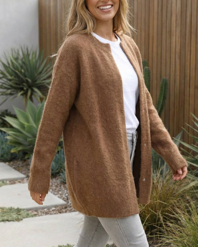 Women’s Long Oversized Knit Cardigan