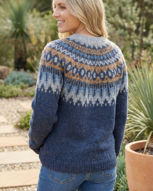 Women’s Fair Isle Patterned Sweater Pullover