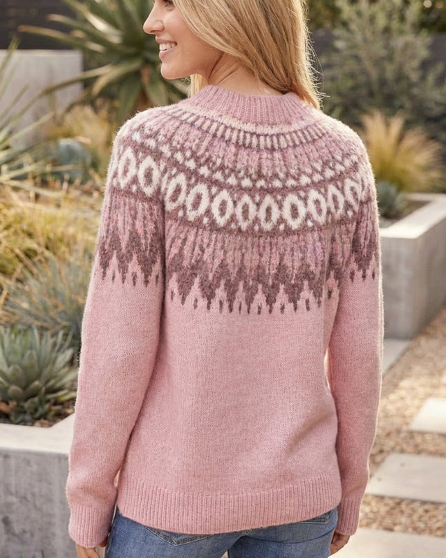 Women’s Fair Isle Patterned Sweater Pullover