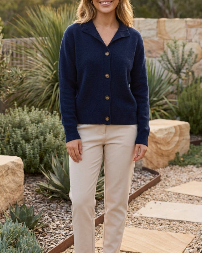 Women’s Long Sleeve Button Knit Cardigan