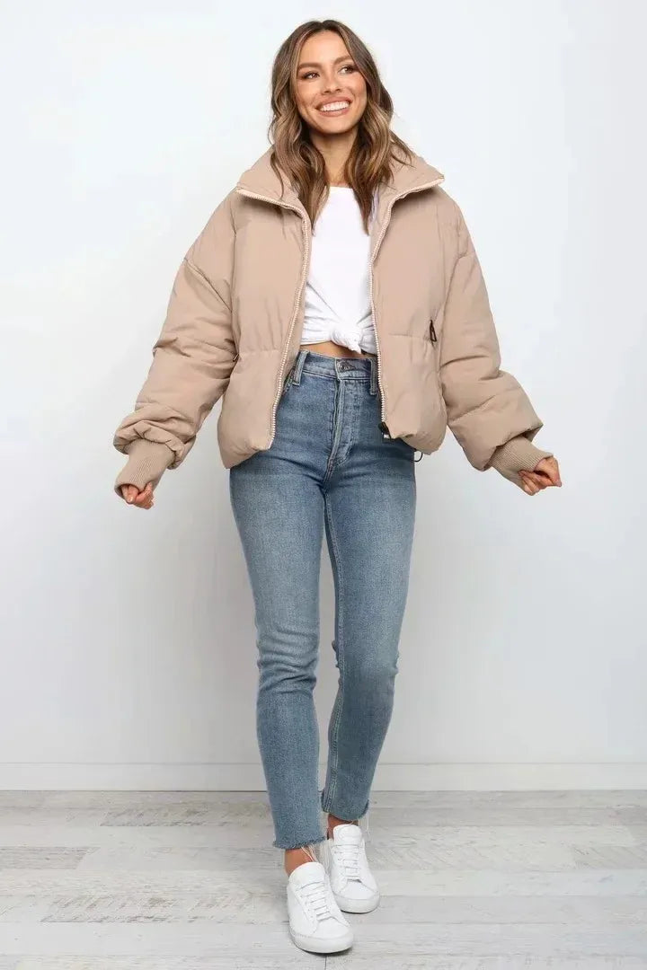 Deanna Women's Oversized Puffer Jacket, view 6 - Elena Harper