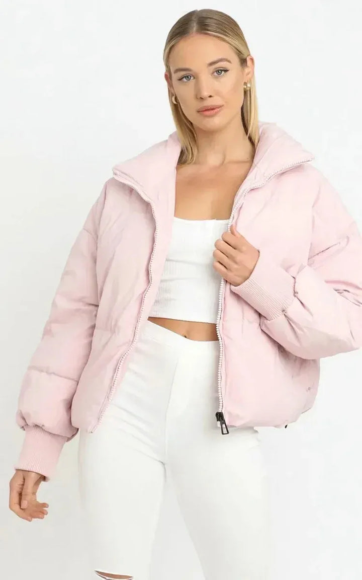 Deanna Women's Oversized Puffer Jacket, view 5 - Elena Harper
