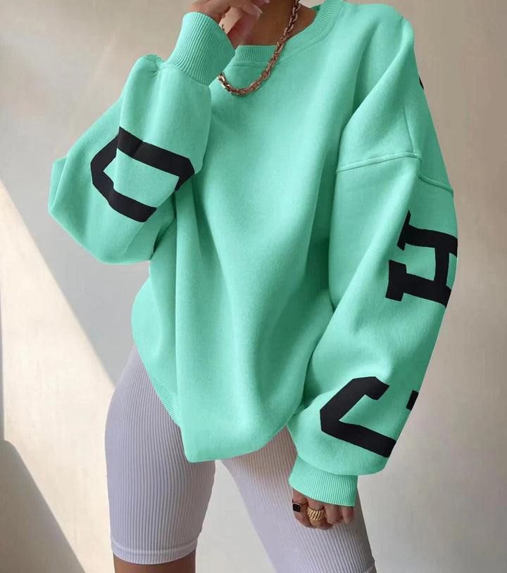 Donna Women's Oversized Crewneck Sweatshirt - Elena Harper