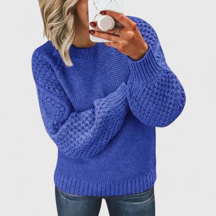Delymarah™ comfortable women's sweater by Emma & Rose Cape Town, featuring a flattering fit and cozy knit fabric.
