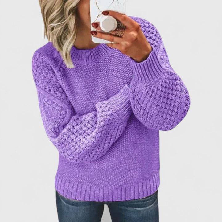 Emma & Rose Cape Town Delymarah™ women's sweater dress with a flattering fit and comfortable design, shown in a stylish casual setting.